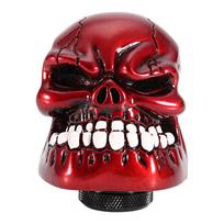 Skeletas Kaukolės Galva Automobilio Modifikuota Pavarų Perjungimo Rankenėlė Svirtis Shifter Universali Purple purple
