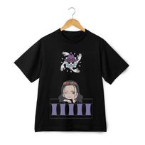 One Piece Nico Robin Streetwear T-shirt – Chibi Winking Design Streetwear Tee S black