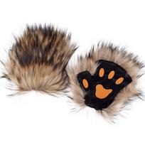 Didelė pliušinė letena Cosplay Pirštų pagalvėlės Anime COSPLAY Helovinas Fursuit Vaidmenų žaidimas Rankų darbo Anime Cosplay Rekvizitas K black