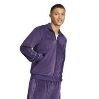 Adidas Tiro Velour JXX88 Aurora Plum Size Small Jacket, Men's (JW0254), blue