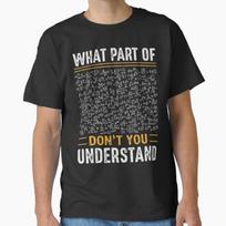 What part of don't you understand for math teacher T-Shirt Unisex T-Shirt XXL black
