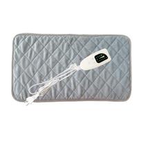 Energy Efficient Electric Heat Pad Safe Thermostat Control Plush Machine Washable Cover MultiUse Indoor Heating Mat 30X60 gray
