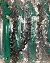 Reguliuojamas daugiafunkcis grandininis veržliaraktis greitam alyvos filtrų ir vamzdžių nuėmimui. Chain Wrench - 8 Inch gray