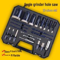 Tile Drilling Bits Set for Angle Grinders - Ceramic, Marble, Glass 10PC Set for Electric Drill