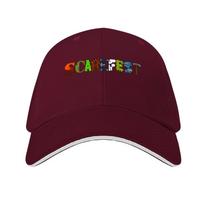 Scarefest Alton Towers design Baseball Cap Hip Hop Sunhat Golf Cap Beach Outing Caps Women Unisexs black