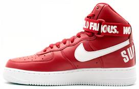 Nike Air Force 1 High Supreme Pasaulyje žinomi Raudoni 698696-610 44 red