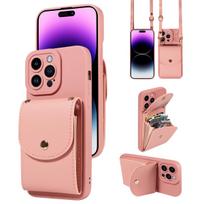 Kūno krepšys su dirželiu Organas Kūrybiškas telefono dėklas Apsauginis dangtelis iPhone 15PLUS 14 13 12 11 X XS iPhone 14plus&Case & Strap dangaus mėlyna spalva