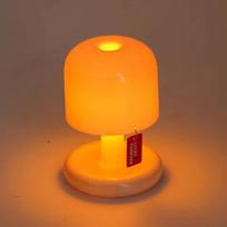 Mini stalinis saulėlydžio nakties šviestuvas, kūrybingas USB įkraunamas grybo stiliaus LED naktinis šviestuvas kavos barui, namų dekorui, miegamajam