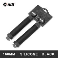 ODI Bicycle Grips 160mm Extended Mountain Bike Handlebar Grip Silicone Non-slip MTB Cuffs Ultralight Folding Bike Cover black
