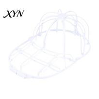Hat Washer Cage for Washing Machine, Baseball Cleaner Rack Cap with Hollow Mesh Design, Side Buckle Closure Plastic Accessory juoda