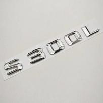 3D ABS Car Letters Logo S300L S320L Badge Sticker Emblem Decals For Mercedes Benz S Class S300L S320L V221 V222 Tail Accessories BX5