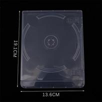 Ps2 Ps3 žaidimų disko dėklas plastikinis laikymo dėžutė, dviguba kompaktinio disko „Blu Ray“ dėžutė, Dvd diskų dėžutė, dviguba pakuotė Bd dėžutė balta