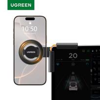 UGREEN Magnetic Phone Holder For Car Touchscreen Tesla Triangular Structure For Magsafe iPhone 16 15 Pro Max Samsung S25 Xiaomi Magnetic Car Holder China gray