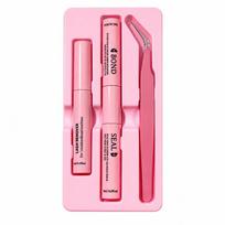 Long-lasting Lash Extension Kit Gentle Eyelash Adhesive Sealant  Lash Application Pink Set-Basic style pink