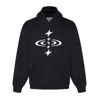 Broken Planet Hoodie Vyriškas Oversize Streetwear Medvilninis Džemperis Su Grafiniu Spaudiniu 2025 Medium white