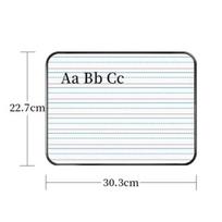 Reusable Four Lines Three Grids Dry Erase Whiteboard Lined White Board for Work Teaching Homeschool Use juoda