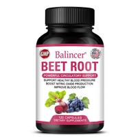 Balincer Beet Root Dietary Supplements, Support Healthy blood pressure, 120 Capsules 120 Capsules
