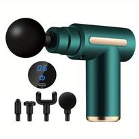 Xiaomi Portable Fascial Massage Gun Electric Percussion Pistol Massager Body Relaxation With LED Touch Screen 4Replaceable Massage Head gray