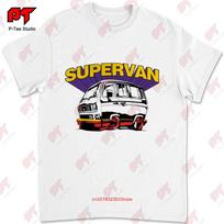 Supervan  T25 Men Van T3 Doka Caravelle Vanag T-shirt I0VE XXXL white