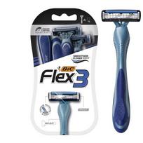 Flex BIC 3 Men's Disposable Razors for a Smooth and Comfortable Shaving 3 pcs Men's Razor Kit 4 pcs gray