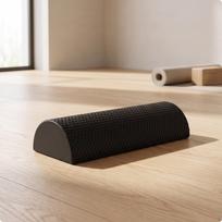 Solid EVA HalfRound Foam Roller | Textured Dimpled Surface, Compact LowProfile Design, 45CM ežero mėlyna spalva