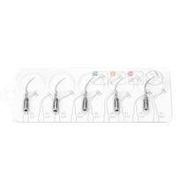 5 VNT. P1 Dantų ultragarsinis skaleris Woodpecker Scaling Periodontologiniai antgaliai Endo Periodontologinis antgalis white