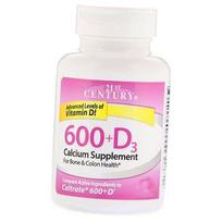 Kalcis D3, Calcium 600+D3, 21st Century 75 tabl. (36440040) 400tab
