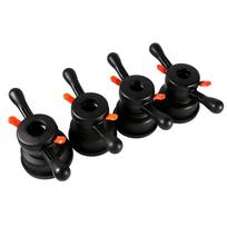 Quick Release Hub Wing Nut Wheel Balancer Tire Balancing Machine Clamp Change Tool 4 sizes 36 38 40 mm outillage garage Car 40mm Pitch 3mm black