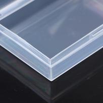 Plastikinė dėžutė Žaidimų kortelių konteineris Pp laikymo dėklas Pakavimas Pokerio dėžutė Transparent gray