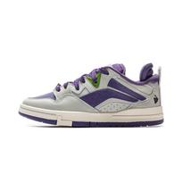 Li Ning Weiwu Pro Special Story Version Comfortable Versatile Fashion Wraparound Non-Slip Low-Top Skate Shoes Women sneaker Gray Purple AECV002-1 36⅓ gray