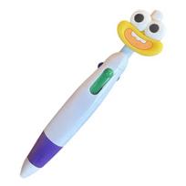 Yousheng 4-in-1 Cartoon Ballpoint Pen Cute Big Mouth Gel Pen with Multi-Color Ink Fun Writing Tool for Students Journaling rožinė