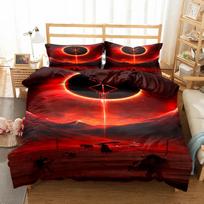 Berserk  Duvet Cover Set Without Sheet King Queen Double Full Twin Single Size Bed Linen Set EU Twin(135x200cm) black