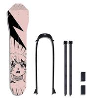Universals Bike Mud Guards Wide Thickened Mudguards Easyly Install Mud Guards for Various Bike Types white