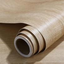 Black Wood Peel And Stick Paper Decorative Self-Adhesive Film For Furniture Real Wood Tactile Sensation Surfaces Easy To Clean Quality 40x100CM beige