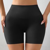 Women High Waist Tummy Control Butt Lifter Shaping Pants Slimming Body Shaper Shorts L white