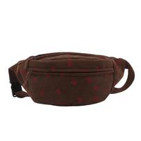 Waist Bag Women Men Corduroy Fanny Pack Strawberries Pocket Fashi Chest Handbag Sports Travel Purse Plaid WaistPack Belly Bags ruda