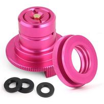 Practical-Co2 Quick Adapter For Soda Water Machine For DUO/ART/GAIA,Co2 Tanks Adapter For Soda Bottle With TR21-4 Thread pink