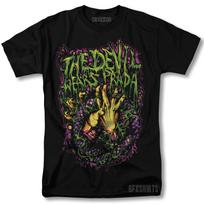 The Devil Wears Prada Shirt Rock Concert Tour Vntg Graphic Design T-Shirt S black