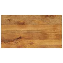 Tabletop, 100X60X2.5 Cm, Rectangular, Solid Mango Wood