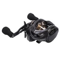 Baitcasting Reel 20KG Drag 6.3:1 Gear Ratio Double Rocker Arm Handle Right Handed Fishing Reel with Reminder for Sea Boat Fishing black