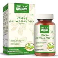The Old Natural KSM-66 Ashwagandha 600 mg Veg Capsules | Extra Strength Natural Formulation | Support strength & energy | Withania Somnifera Ext