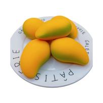 Stress Relief Toy Mango Ball Super Slow Rebound Decompression Fidget Butter Toy Anxiety Relief TPR Elastic Lifelike