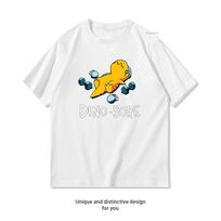 Dino Sore Funny Dinosaur Workout Gym Fitness Lifting Shirt Woman Man Summer Casual Fashion Graphic T Shirts Oneck Adult Tops 4XL black