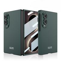 Itin plonas, plonas, matinis PC telefono dėklas, skirtas Samsung Galaxy Z Fold 8, su įmontuotu ekrano apsauginiu stiklu, 360° pilna apsauga, PC Fold8 dangtelis Galaxy Z Fold 8 white