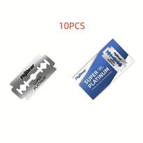 Hot Professional Barber Double Edge Safety Razor, Classic Retro Stainless Steel Shaver for Men Shaving Hair Removal