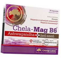Magnis B6 su ženšeniu, Chela-Mag B6 +Ginseng, Olimp Nutrition  (36283155) 30caps