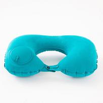 Pripučiamas U formos kelioninis kaklo pagalvėlis automobiliui ir lėktuvui 46*27.5cm (Simple OPP Packaging) blue