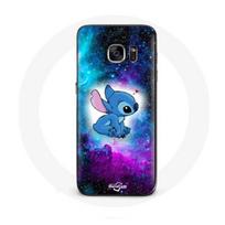 Coque - Maniacase - Samsung Galaxy S7 Edge - Souple - Coloré - Stitch Ohana Citation Espace