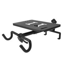 Bike Wall Mount Helmet Holder 2 in 1 Adjustable Rack for Bike Storage with Foldable Design 5 Angle Levels Shoe Hook gray