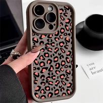 For Moto Edge 60 Pro 60S Phone Case for Moto Edge 60 Fusion Case Retro Leopard Silicone Soft Anti Drop Protect Matte Back Cover Moto Edge 60 Fusion gray